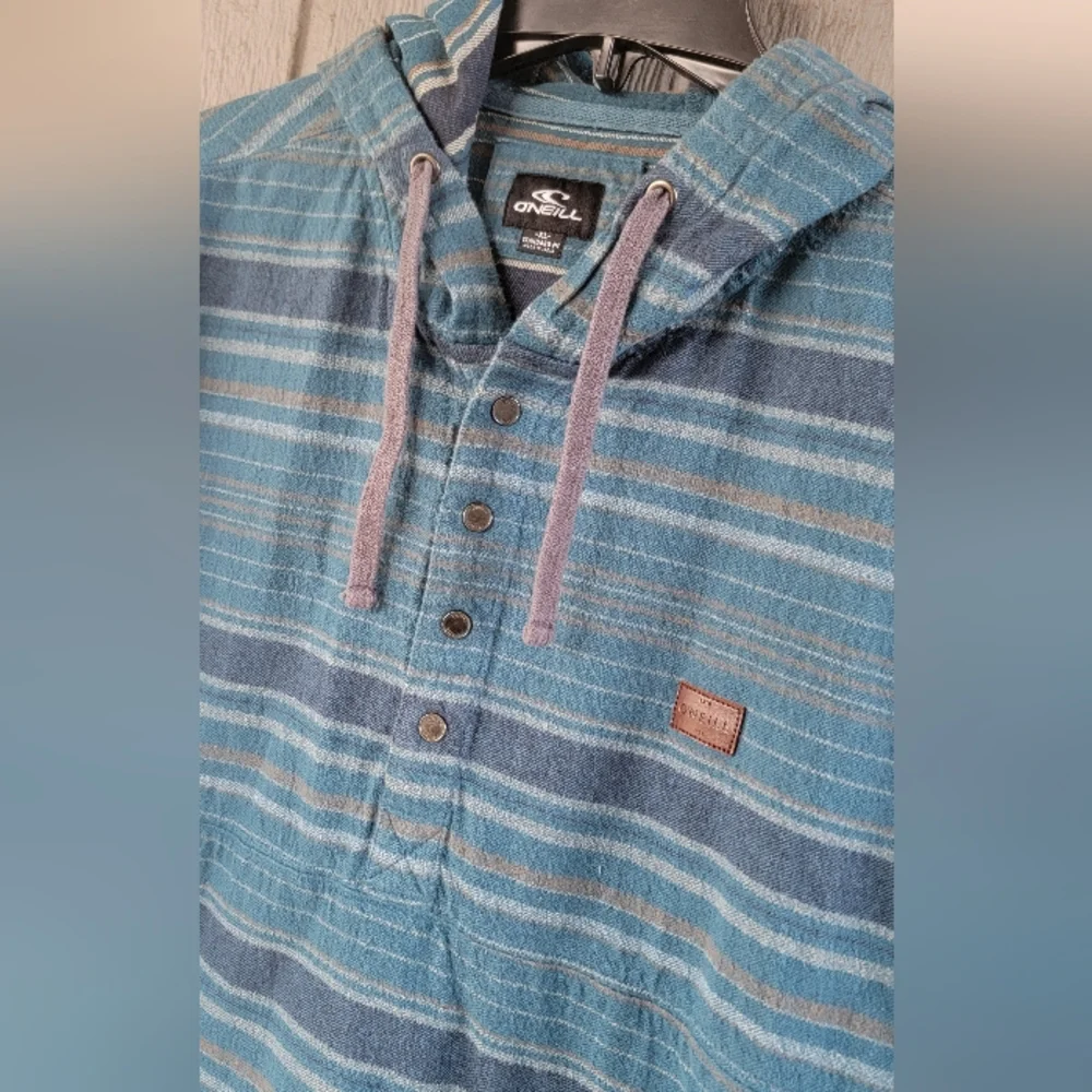 Mens Oneill Hydro Viewpoint Pullover Cotton Hoodie Drawstring Waist‎ XL